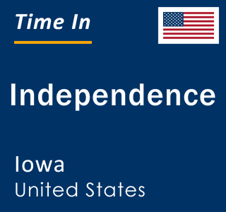 Current local time in Independence, Iowa, United States