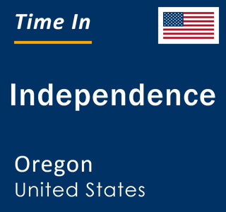 Current local time in Independence, Oregon, United States