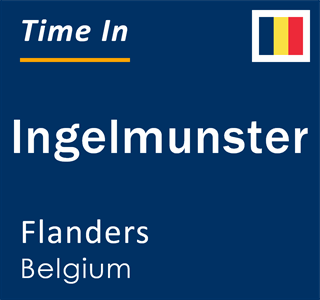 Current local time in Ingelmunster, Flanders, Belgium