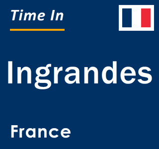 Current local time in Ingrandes, France