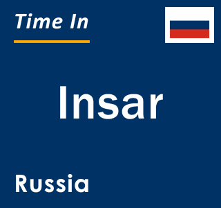 Current local time in Insar, Russia