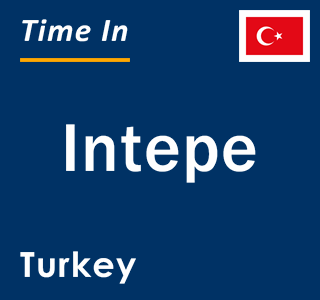 Current local time in Intepe, Turkey