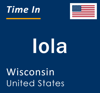 Current local time in Iola, Wisconsin, United States