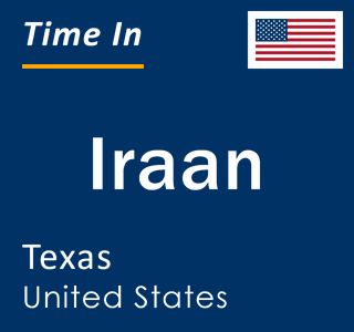 Current local time in Iraan, Texas, United States