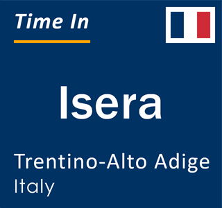 Current local time in Isera, Trentino-Alto Adige, Italy