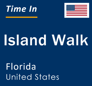 Current local time in Island Walk, Florida, United States