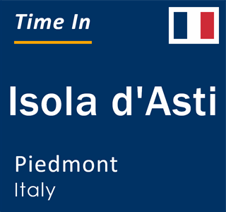 Current local time in Isola d'Asti, Piedmont, Italy