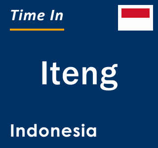 Current local time in Iteng, Indonesia