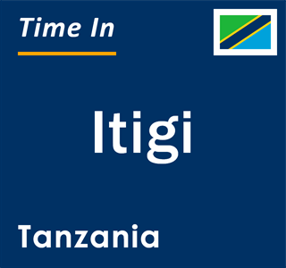 Current local time in Itigi, Tanzania