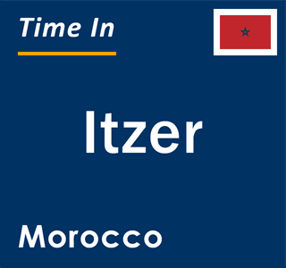 Current local time in Itzer, Morocco