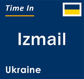 Current local time in Izmail, Ukraine