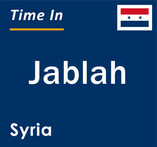 Current local time in Jablah, Syria