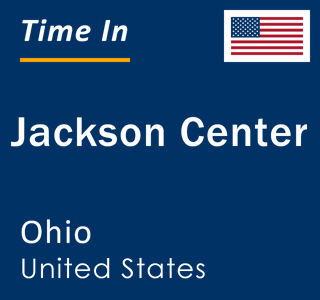 Current local time in Jackson Center, Ohio, United States