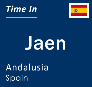 Current local time in Jaen, Andalusia, Spain