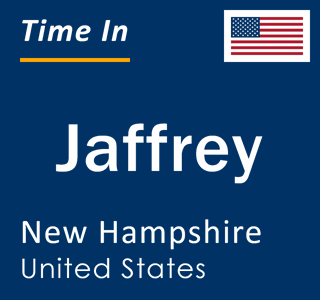 Current local time in Jaffrey, New Hampshire, United States