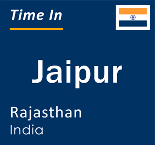 Current local time in Jaipur, Rajasthan, India