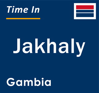 Current local time in Jakhaly, Gambia