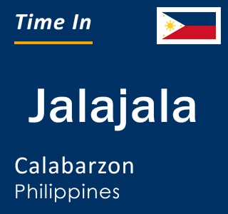 Current local time in Jalajala, Calabarzon, Philippines