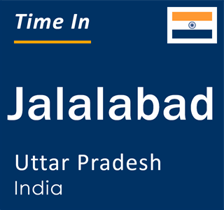 Current local time in Jalalabad, Uttar Pradesh, India