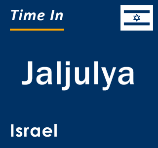 Current local time in Jaljulya, Israel