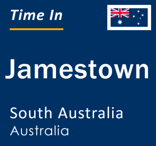 Current local time in Jamestown, South Australia, Australia