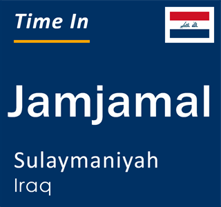 Current local time in Jamjamal, Sulaymaniyah, Iraq