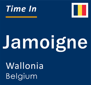 Current local time in Jamoigne, Wallonia, Belgium