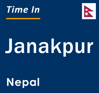 Current local time in Janakpur, Nepal