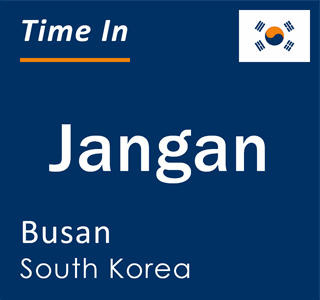 Current local time in Jangan, Busan, South Korea