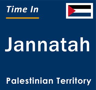 Current local time in Jannatah, Palestinian Territory