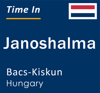 Current local time in Janoshalma, Bacs-Kiskun, Hungary