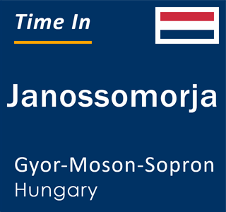 Current local time in Janossomorja, Gyor-Moson-Sopron, Hungary