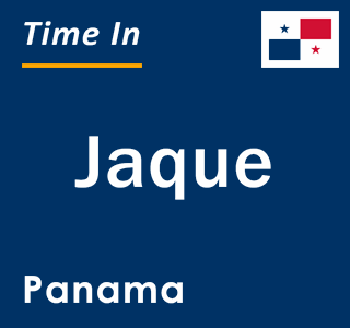 Current local time in Jaque, Panama