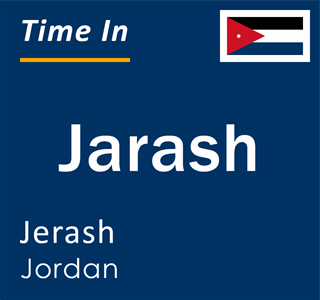 Current local time in Jarash, Jerash, Jordan