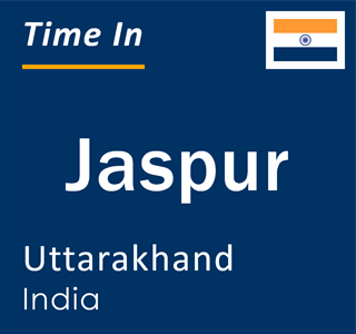 Current local time in Jaspur, Uttarakhand, India