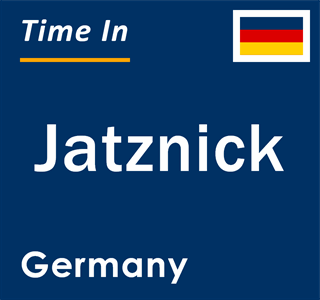 Current local time in Jatznick, Germany