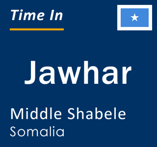 Current local time in Jawhar, Middle Shabele, Somalia