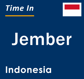 Current local time in Jember, Indonesia