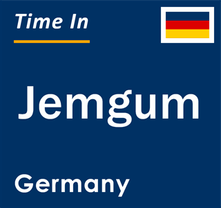 Current local time in Jemgum, Germany