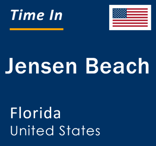 Current local time in Jensen Beach, Florida, United States