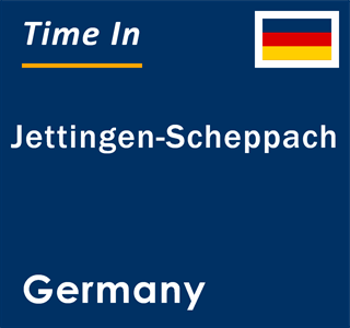 Current local time in Jettingen-Scheppach, Germany