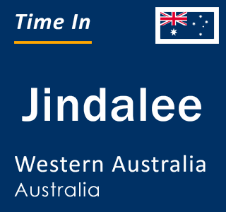 Current local time in Jindalee, Western Australia, Australia