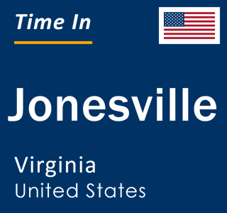 Current local time in Jonesville, Virginia, United States