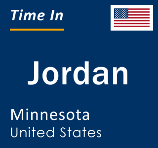 Current local time in Jordan, Minnesota, United States