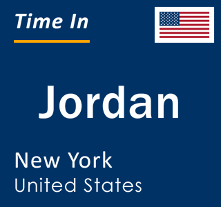 Current local time in Jordan, New York, United States