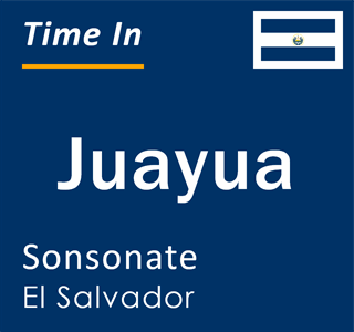 Current local time in Juayua, Sonsonate, El Salvador