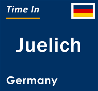 Current local time in Juelich, Germany