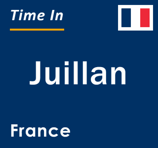 Current local time in Juillan, France