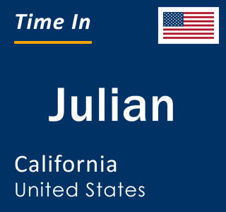 Current local time in Julian, California, United States