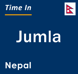 Current local time in Jumla, Nepal